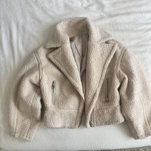 Cropped, Sherpa moto jacket